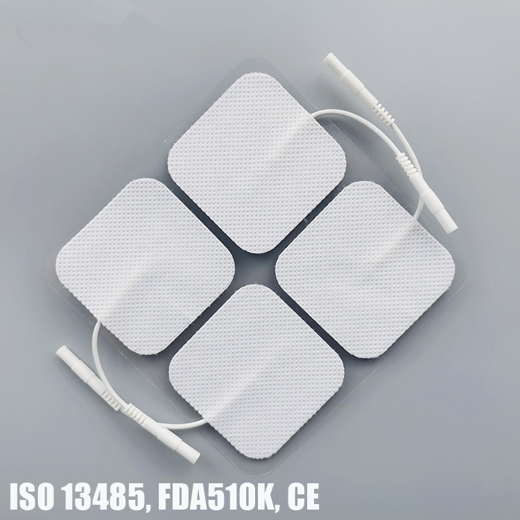 TENS pads 50x50 mm Reusable TENS Unit Electrodes Pads New Upgrade Replacement Pads Electrode